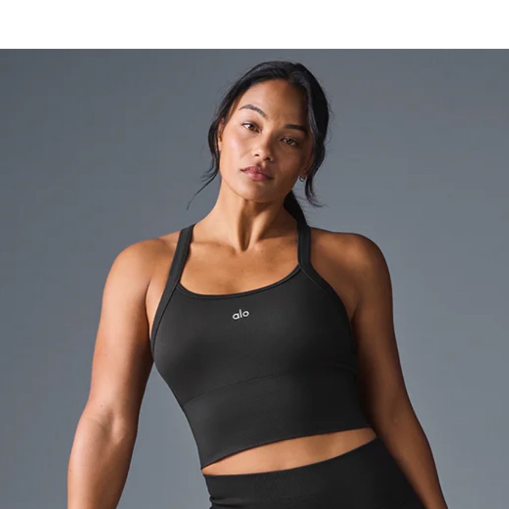 Alo yoga seamless ribbed tank